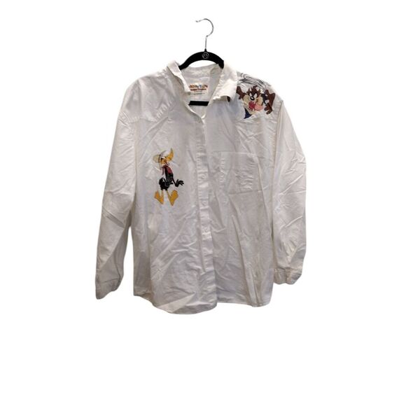 Vintage Looney Tunes Acme Clothing Co. Long sleeve button down - Picture 1 of 6